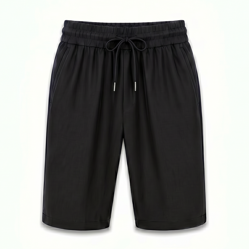 Black Smart Casual Chino Shorts