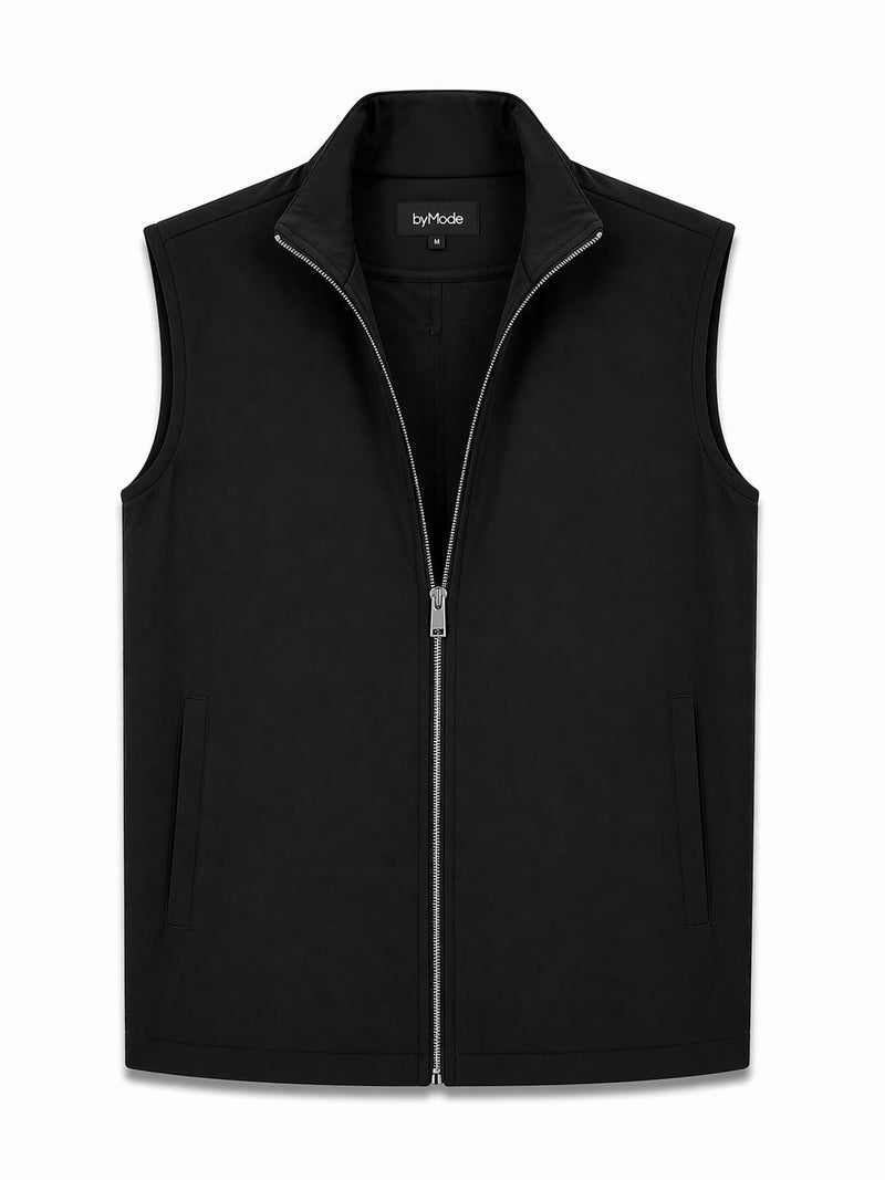 Black Smart Casual Gilet