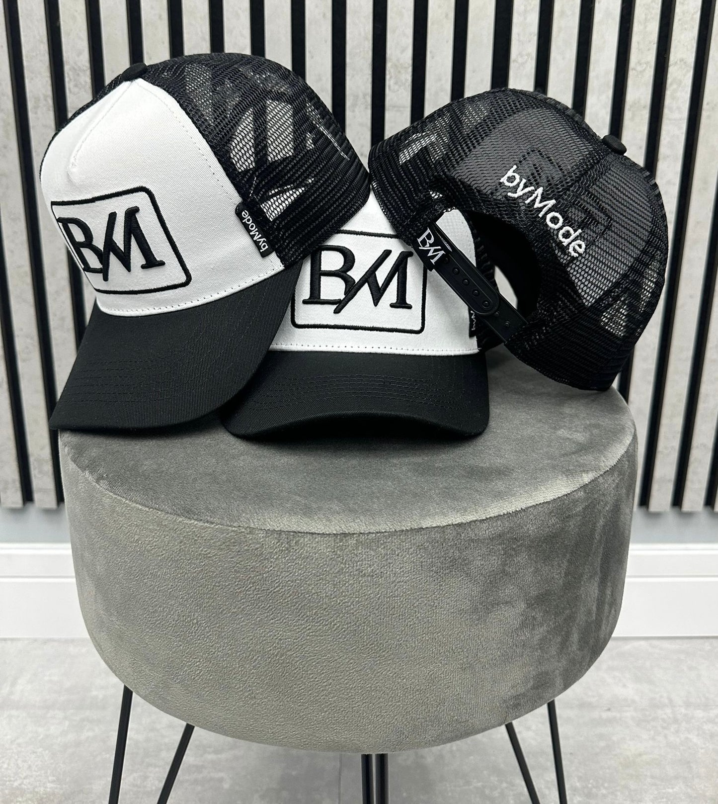 3D BM CAP - BLACK/WHITE