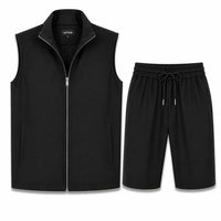 Black Smart Casual Set - Shorts