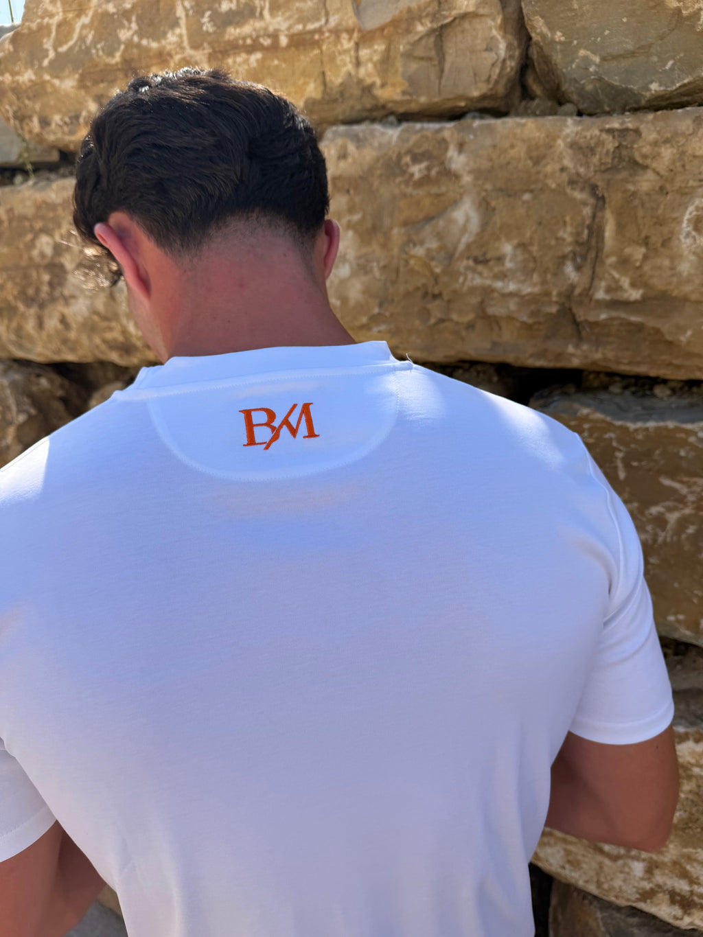 Orange Pocket BM Tee