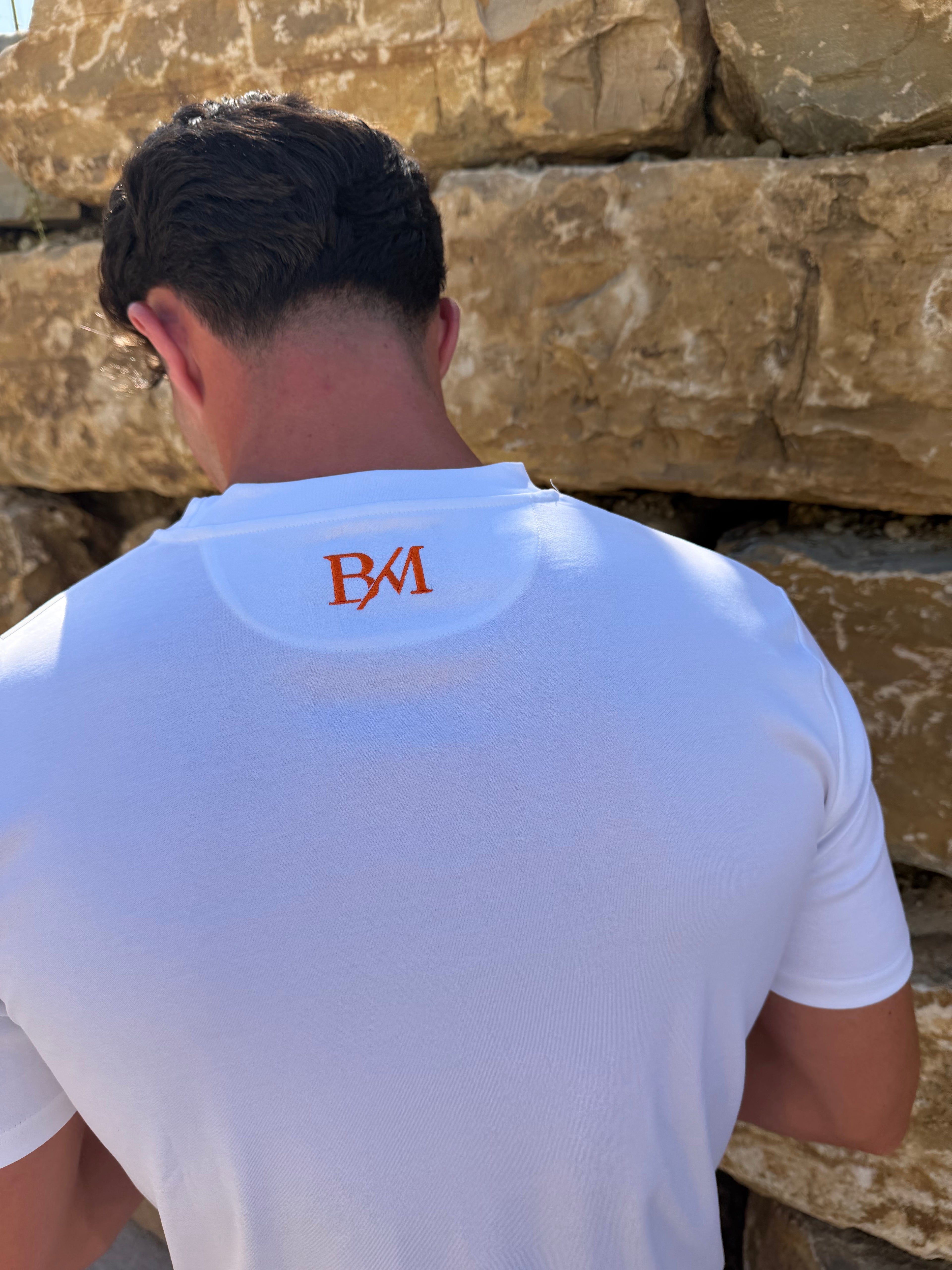 Orange Pocket BM Tee