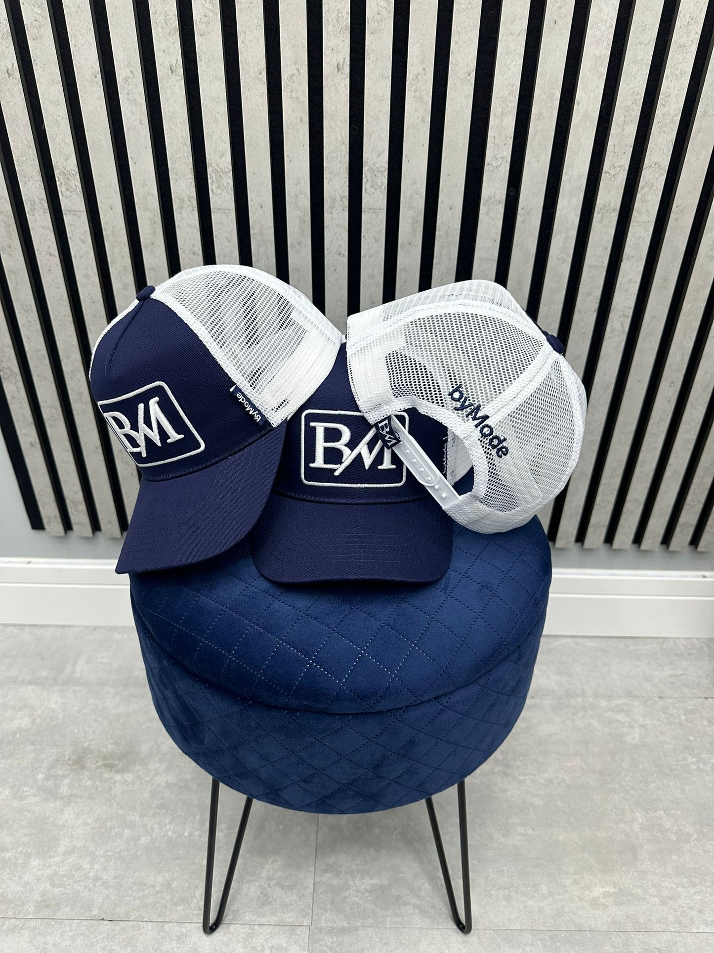 3D BM CAP - BLUE/WHITE
