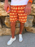 Orange Sunset Swim Shorts