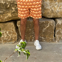 Orange Sunset Swim Shorts