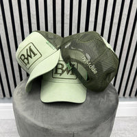 3D BM CAP - KHAKI/GREEN