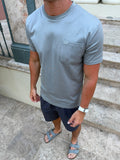 Grey BM Pocket Tee