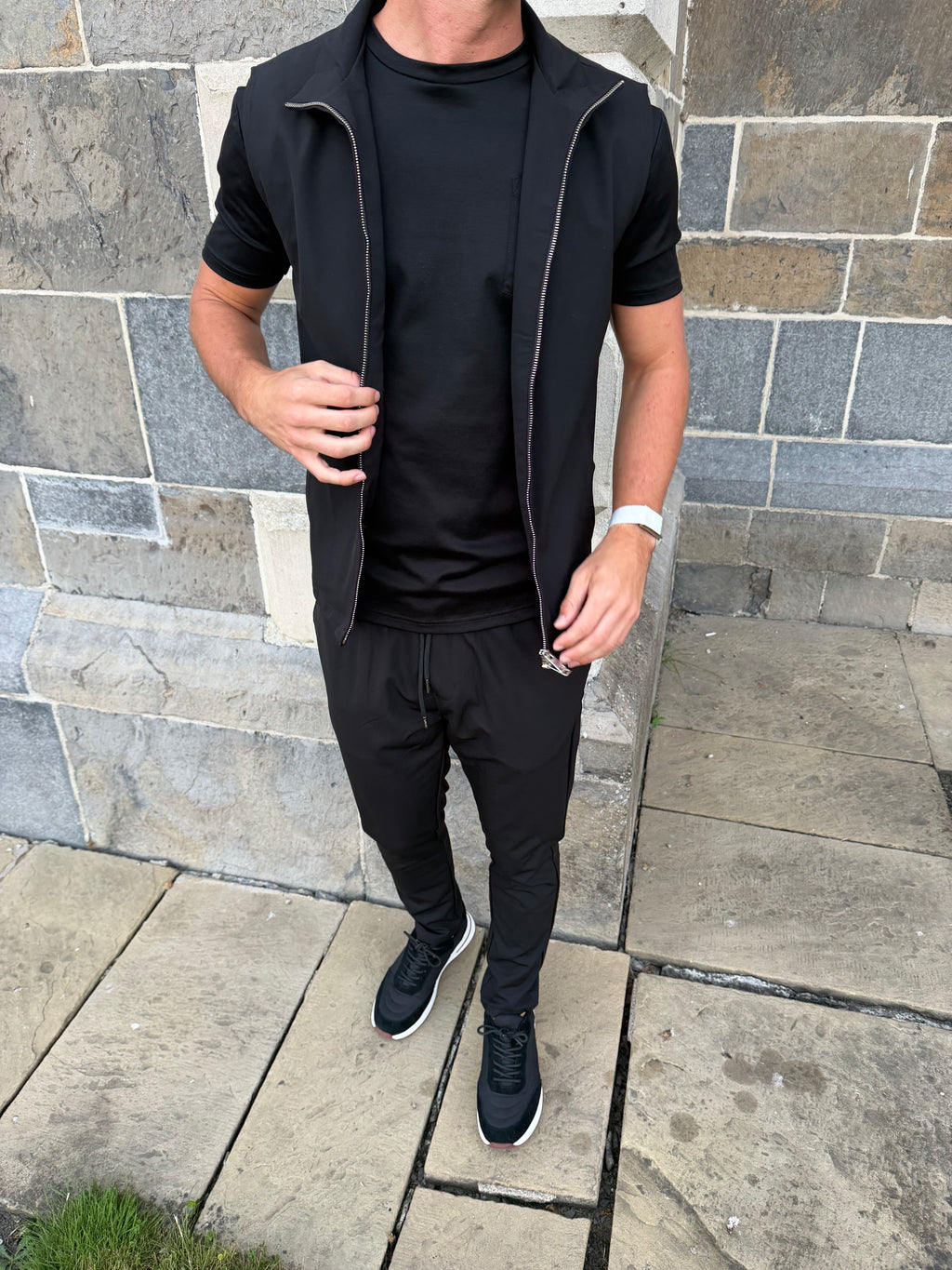 Black Smart Casual Set - Bottoms