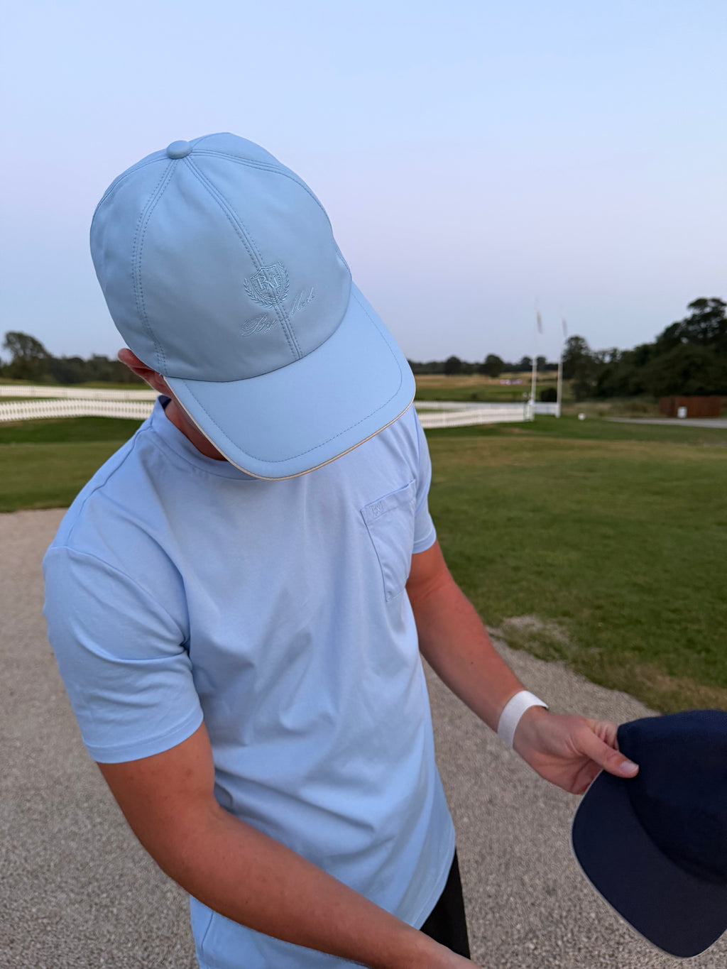 Sky Blue BM Logo Baseball Cap