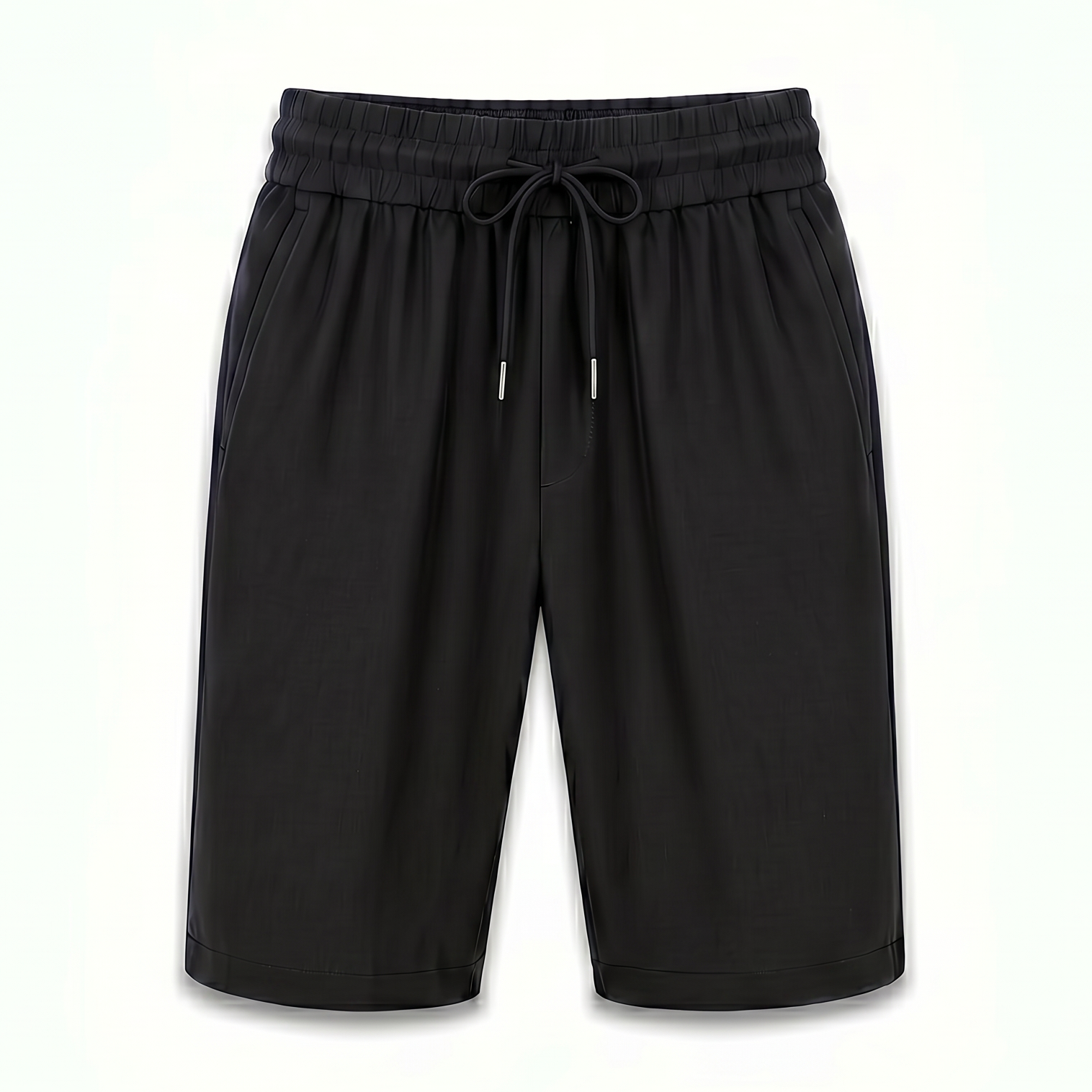 Black Smart Casual Chino Shorts