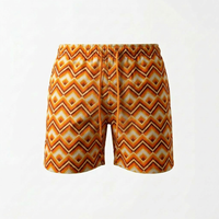 Orange Sunset Swim Shorts