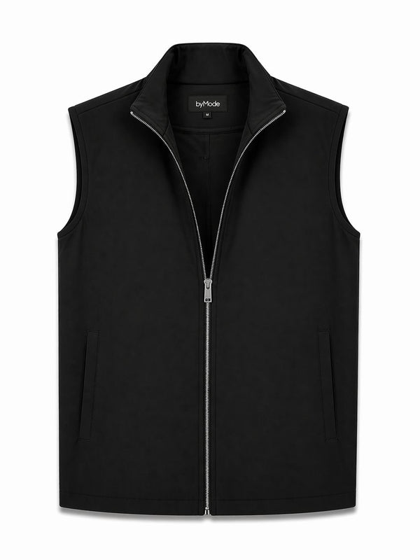 Black Smart Casual Gilet